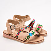 Sandalia Tyara para niña preescolar marca Mora Tierra Camel cod. 128719